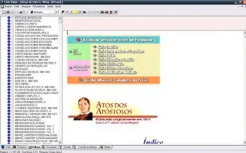 Programa com 66 Livros de Ellen G. White em Português