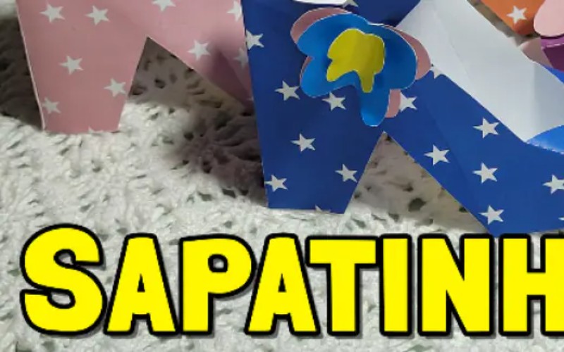 Sapatinho para o Dia das Mães